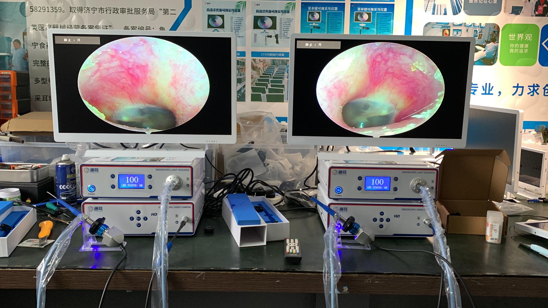 可视采耳设备展示