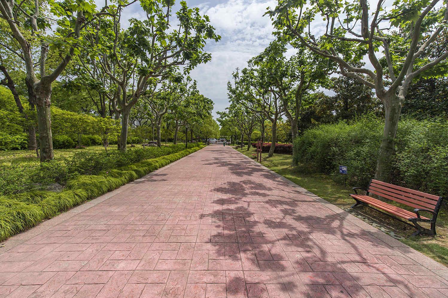 上海拜石彩色防滑路面示例1