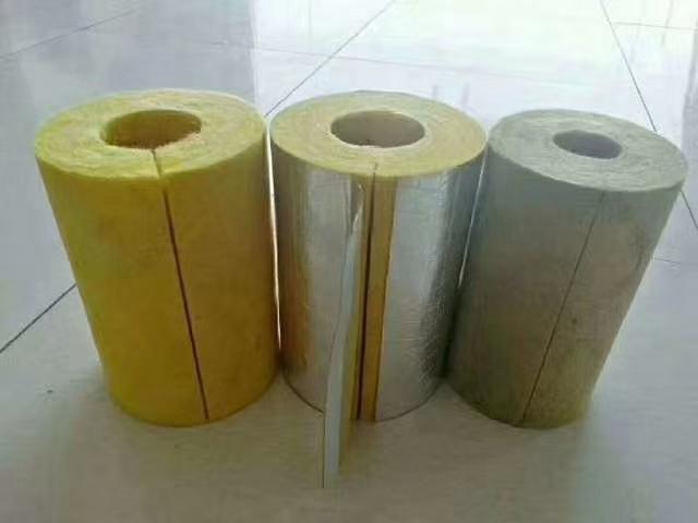 廊坊展航节能岩棉管产品实拍