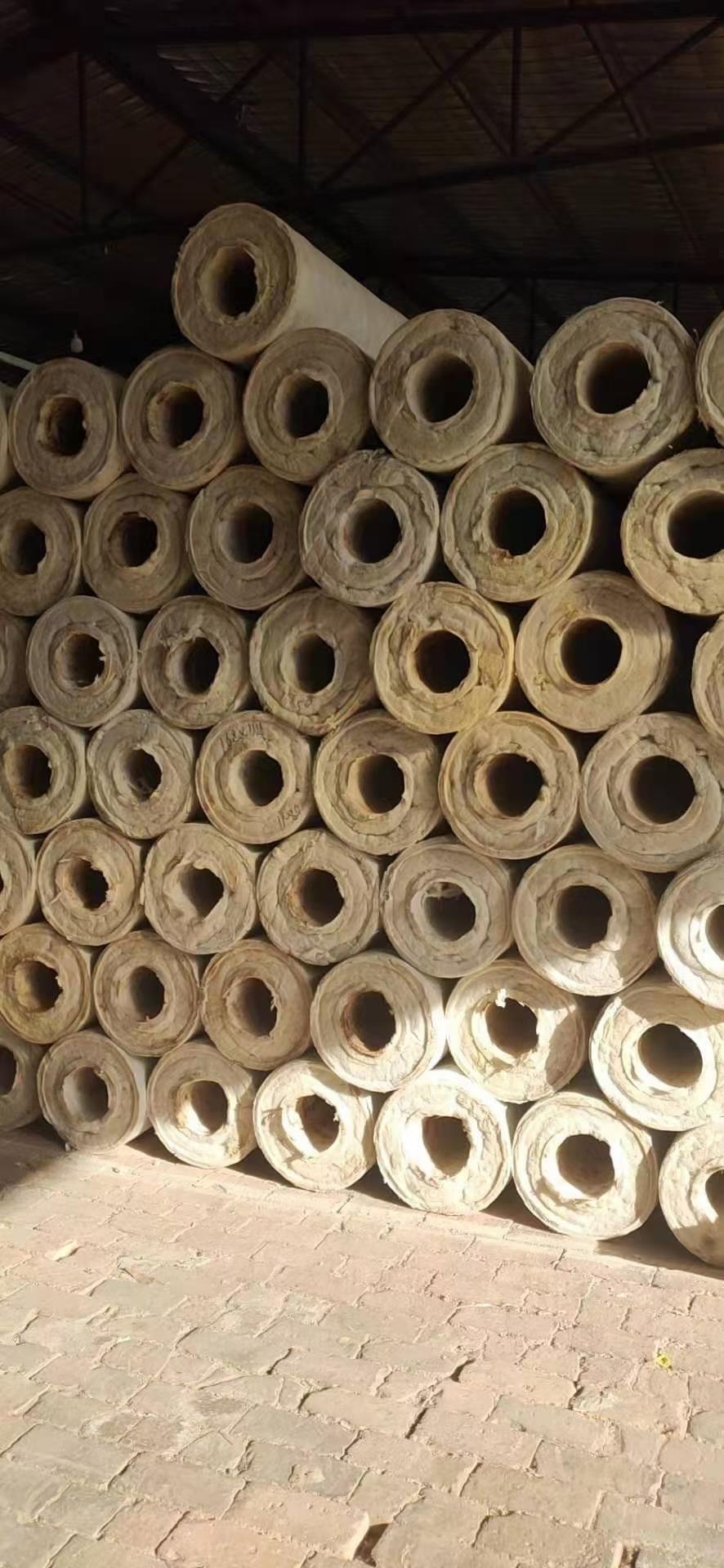 岩棉管憎水处理工艺展示