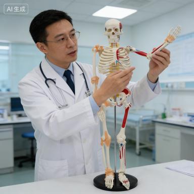 人体解剖模型细节展示