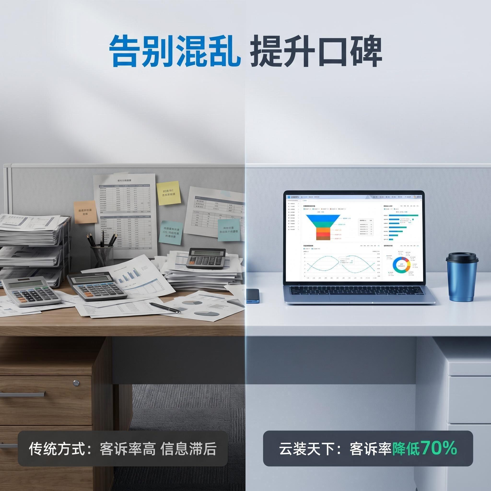 云装天下装修管理软件界面