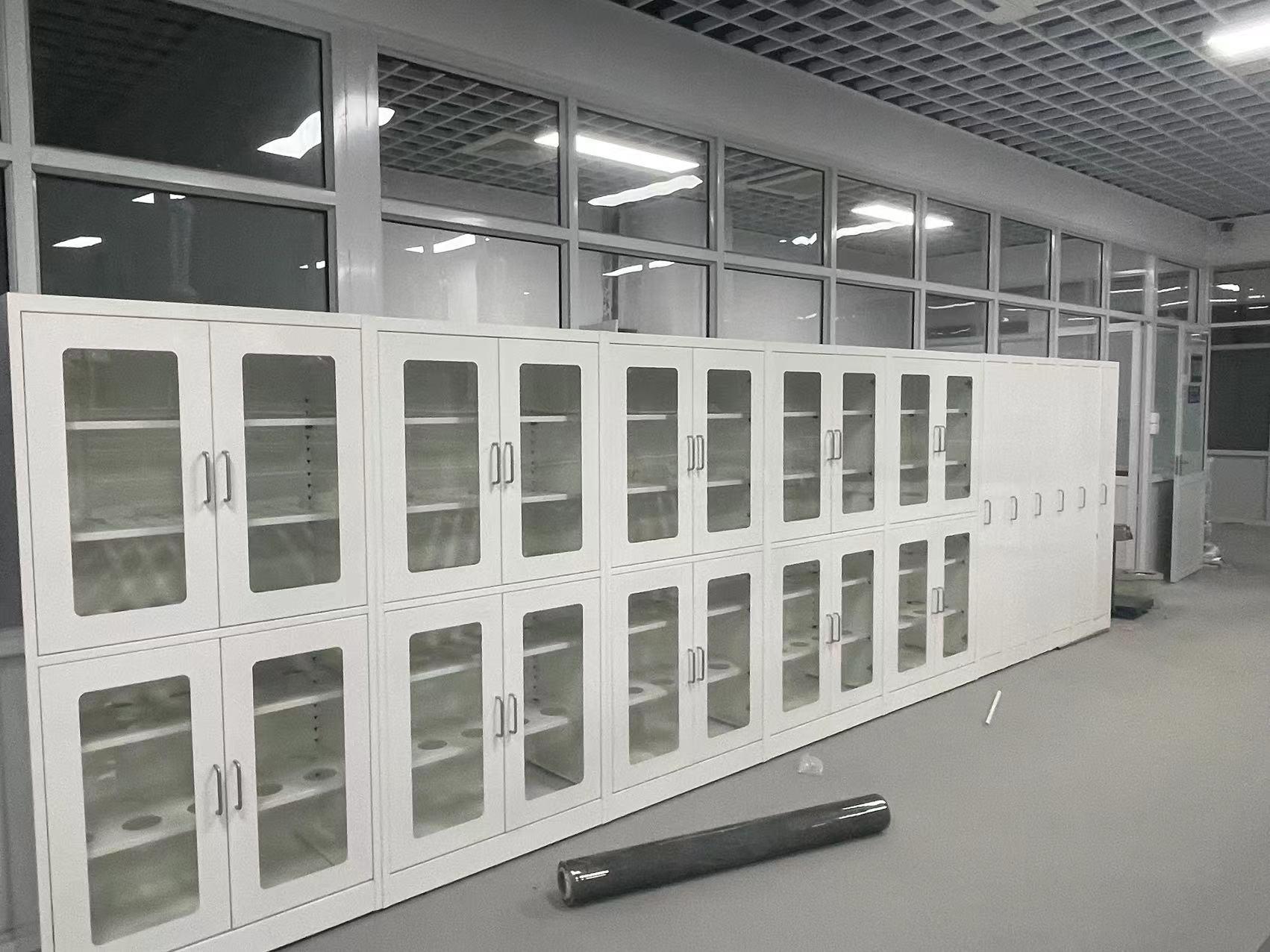 山东玉明实验设备有限公司全钢实验台及实验室柜展示
