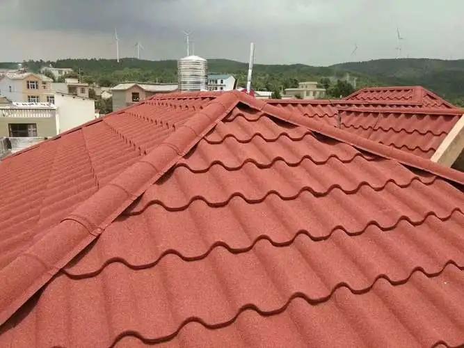 彩石瓦工厂实景