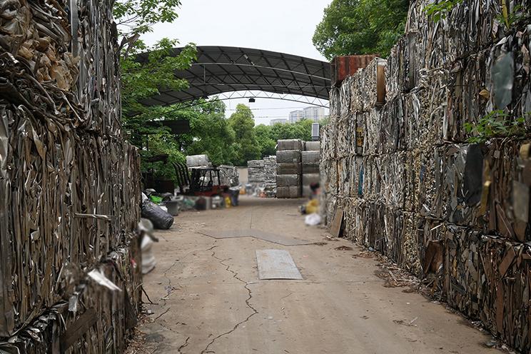 长沙星潭再生资源回收有限公司分拣加工现场