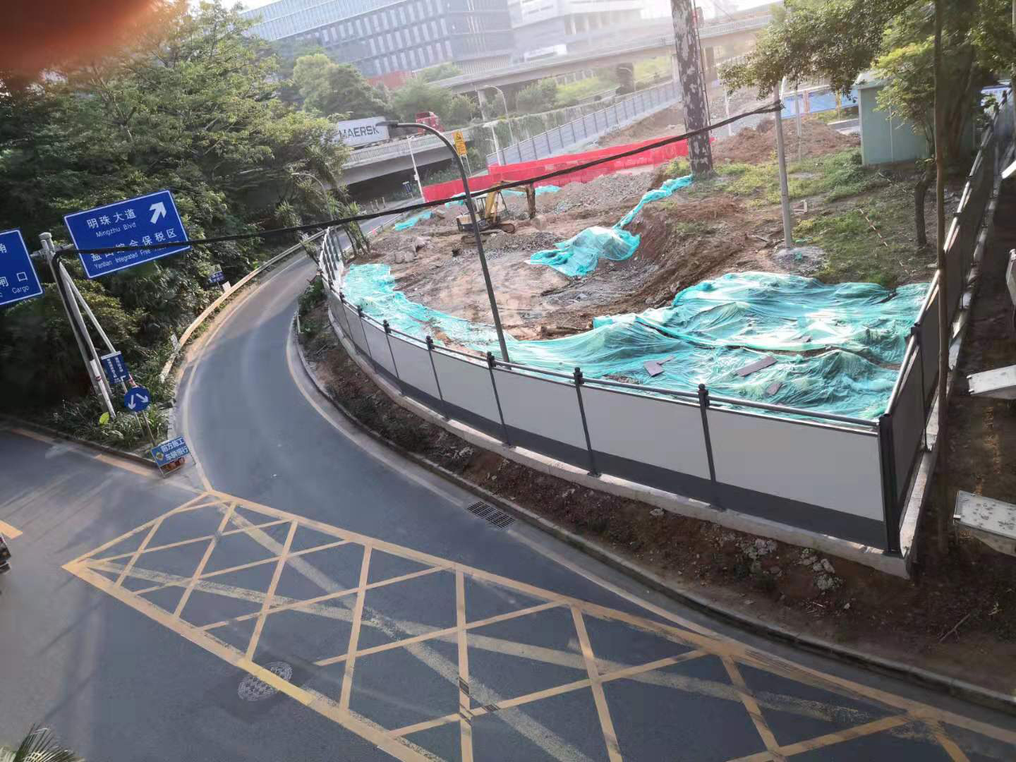 旭东钢构围挡产品图