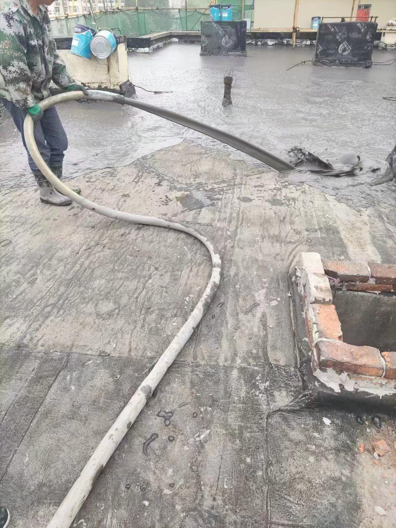 标利轻质混凝土现场施工图
