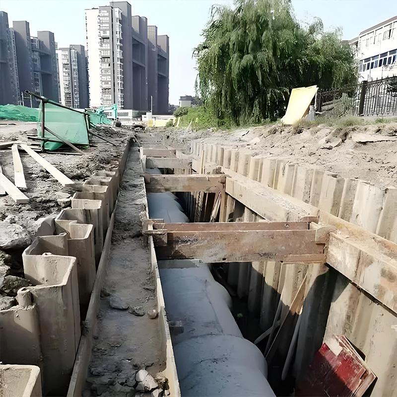河北德勤建材热轧钢板桩与钢支撑产品