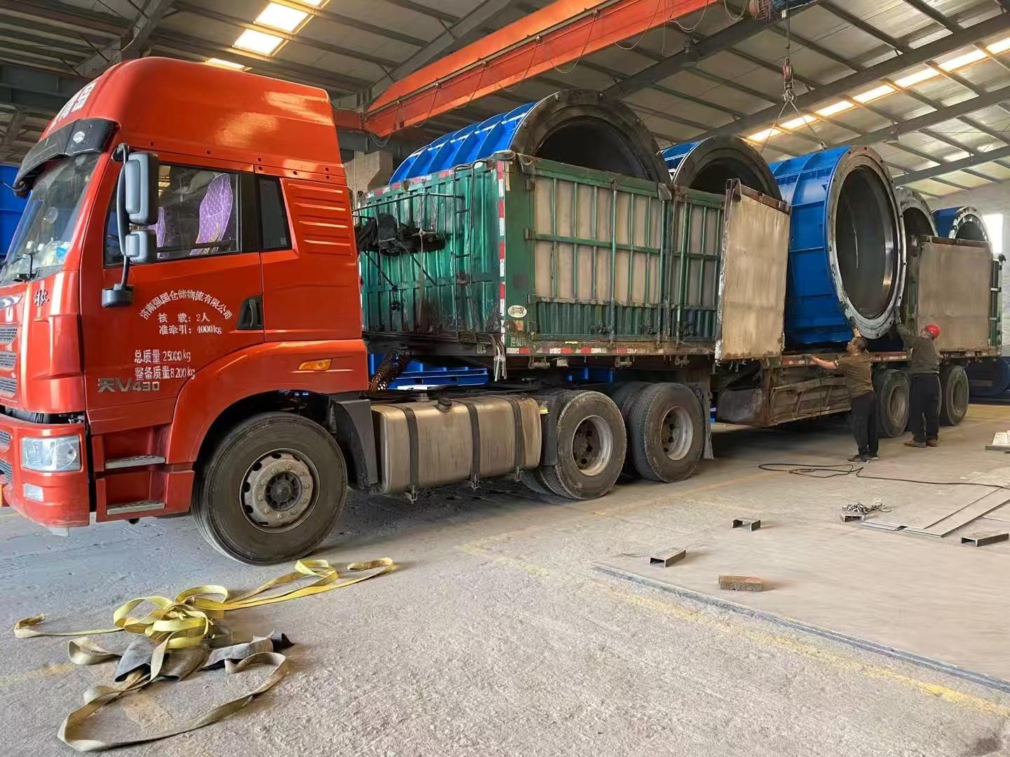 水泥管模具生产车间