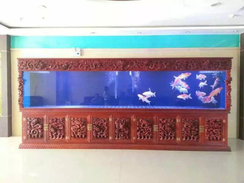 实木鱼缸展示