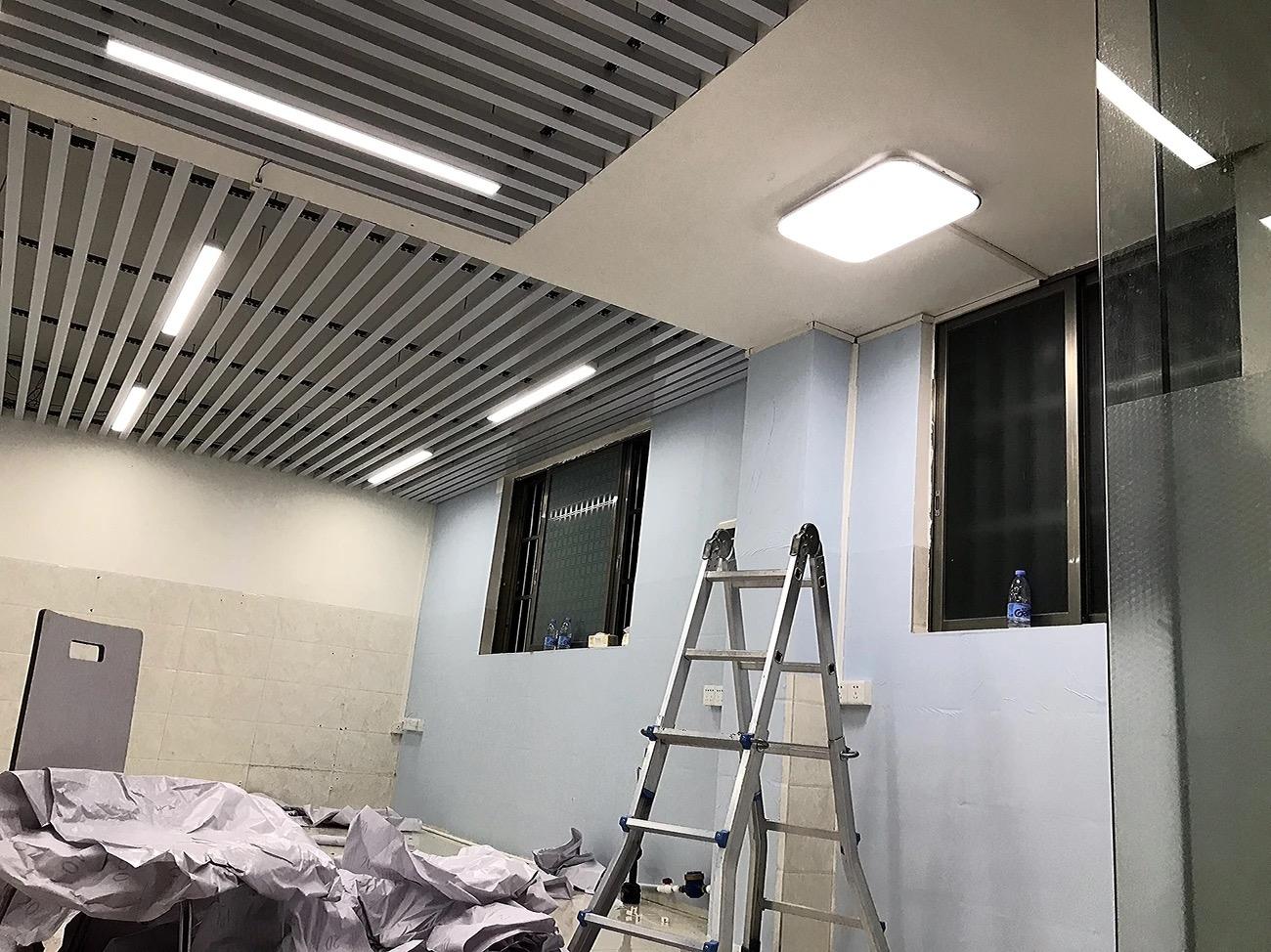 铝方通安装效果