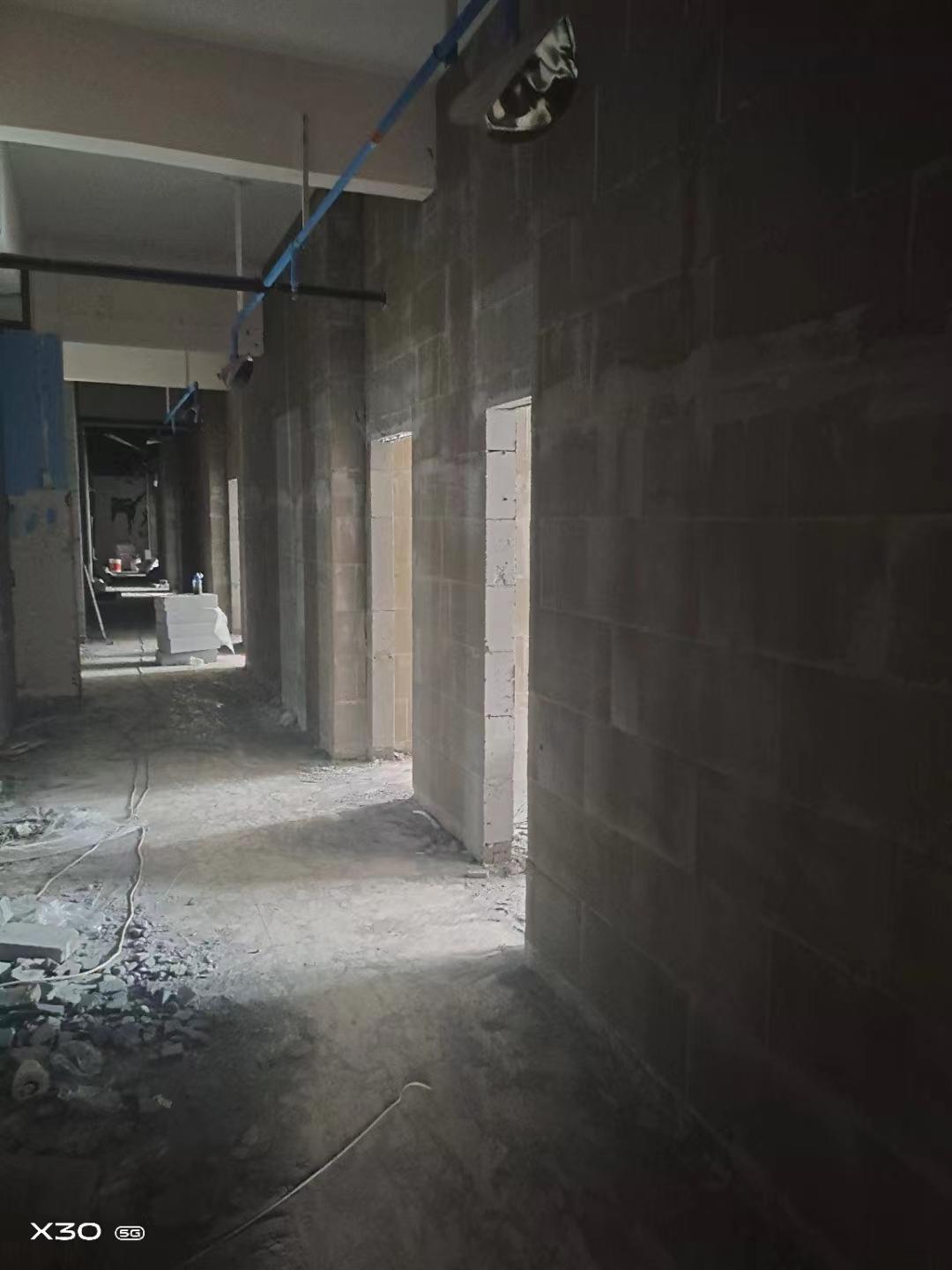 河南徽鸿建材加气块隔墙施工案例