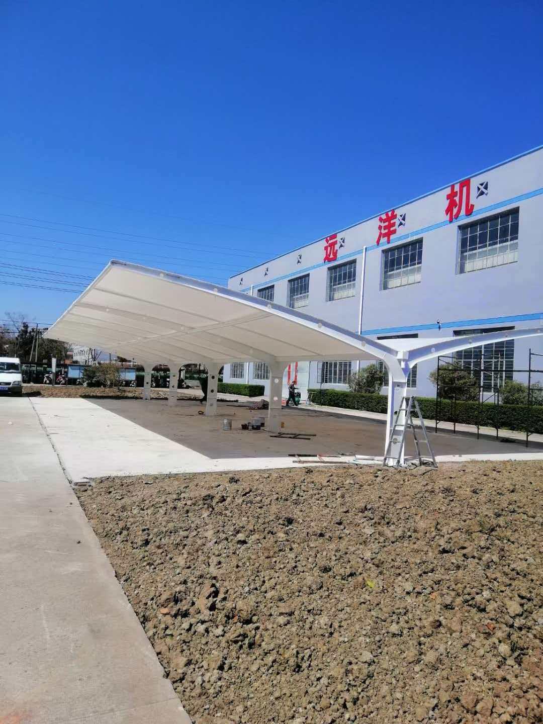 厂房过道电动推拉棚应用案例