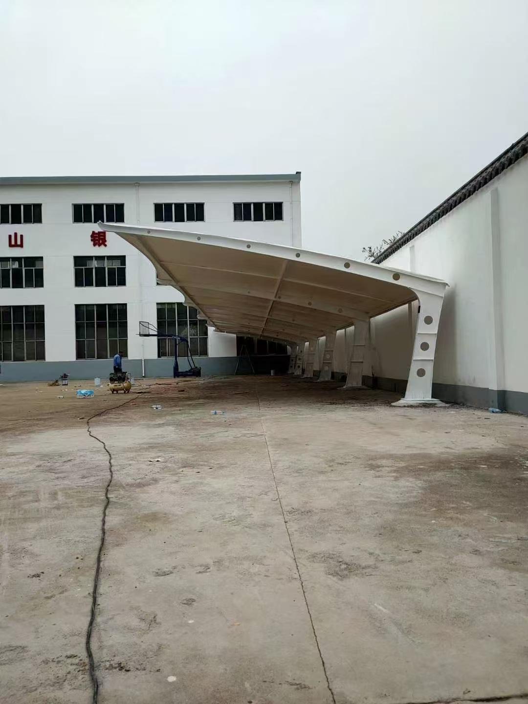膜结构车棚应用场景