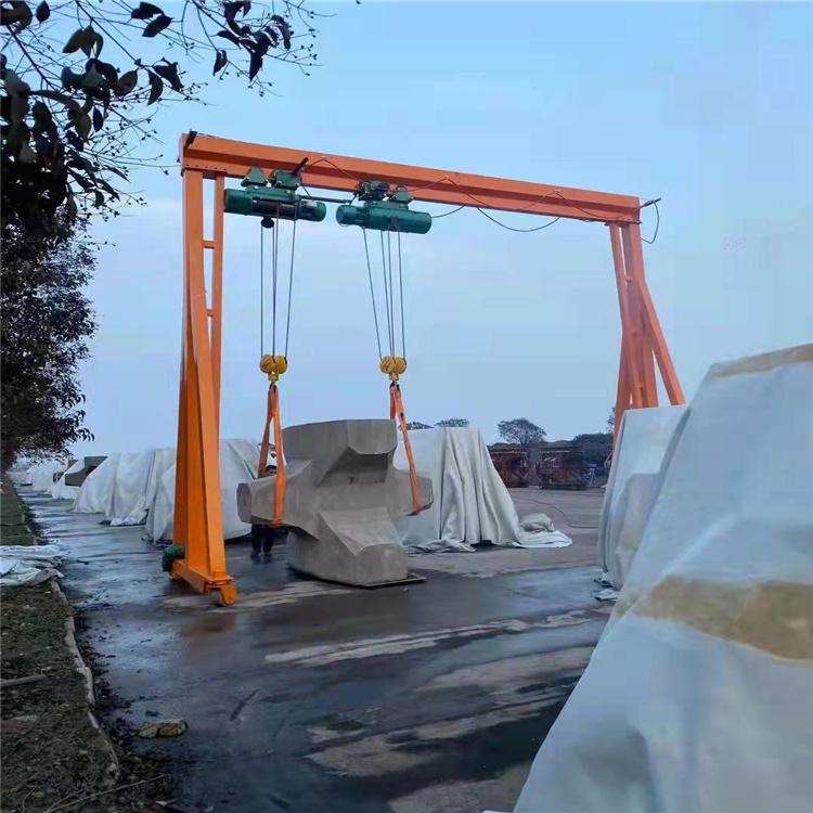 山东凯力特龙门架生产现场