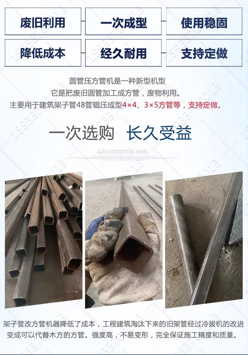 圆管改方管设备细节