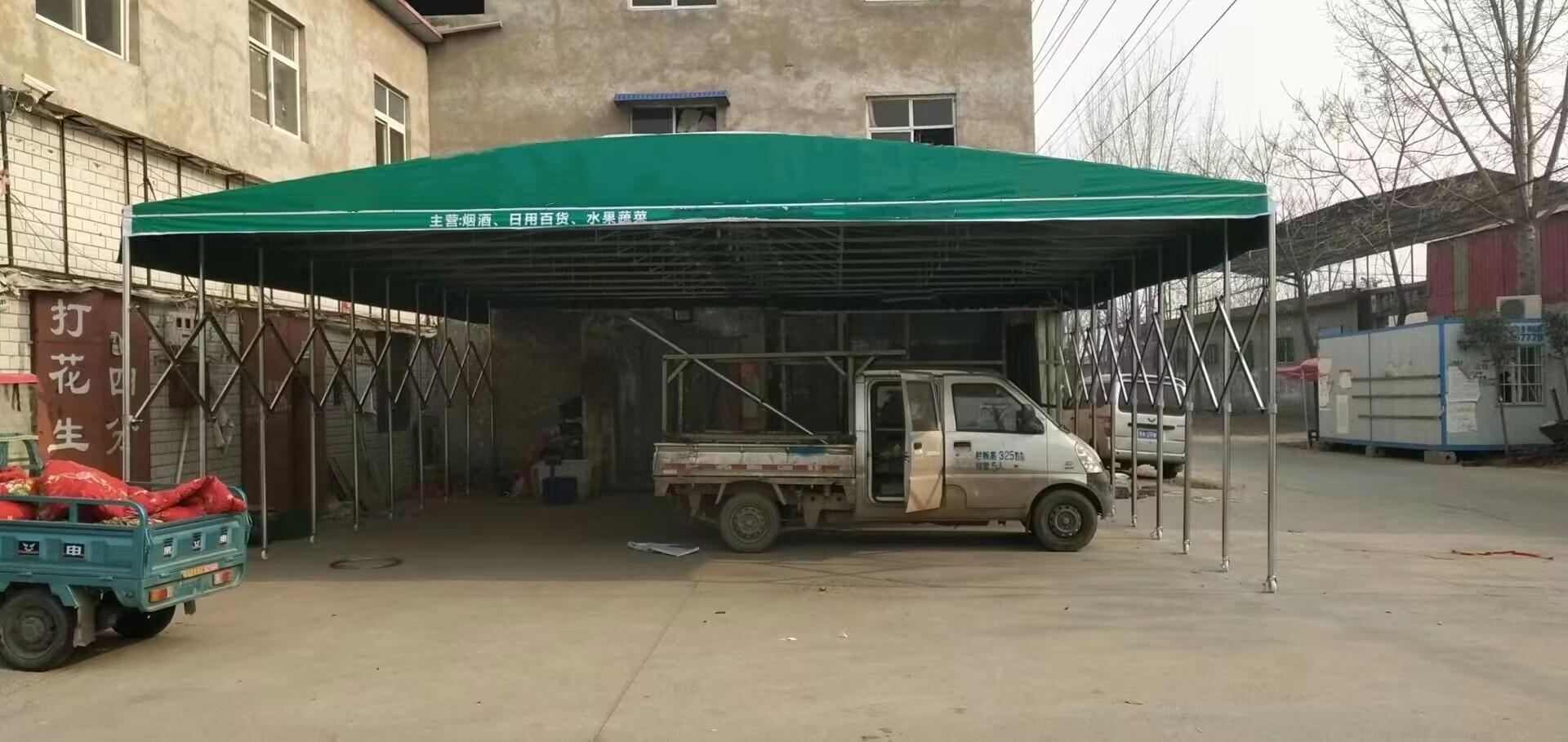河南鑫达遮阳推拉棚案例