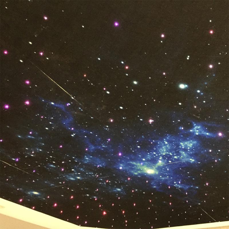 星空顶施工现场