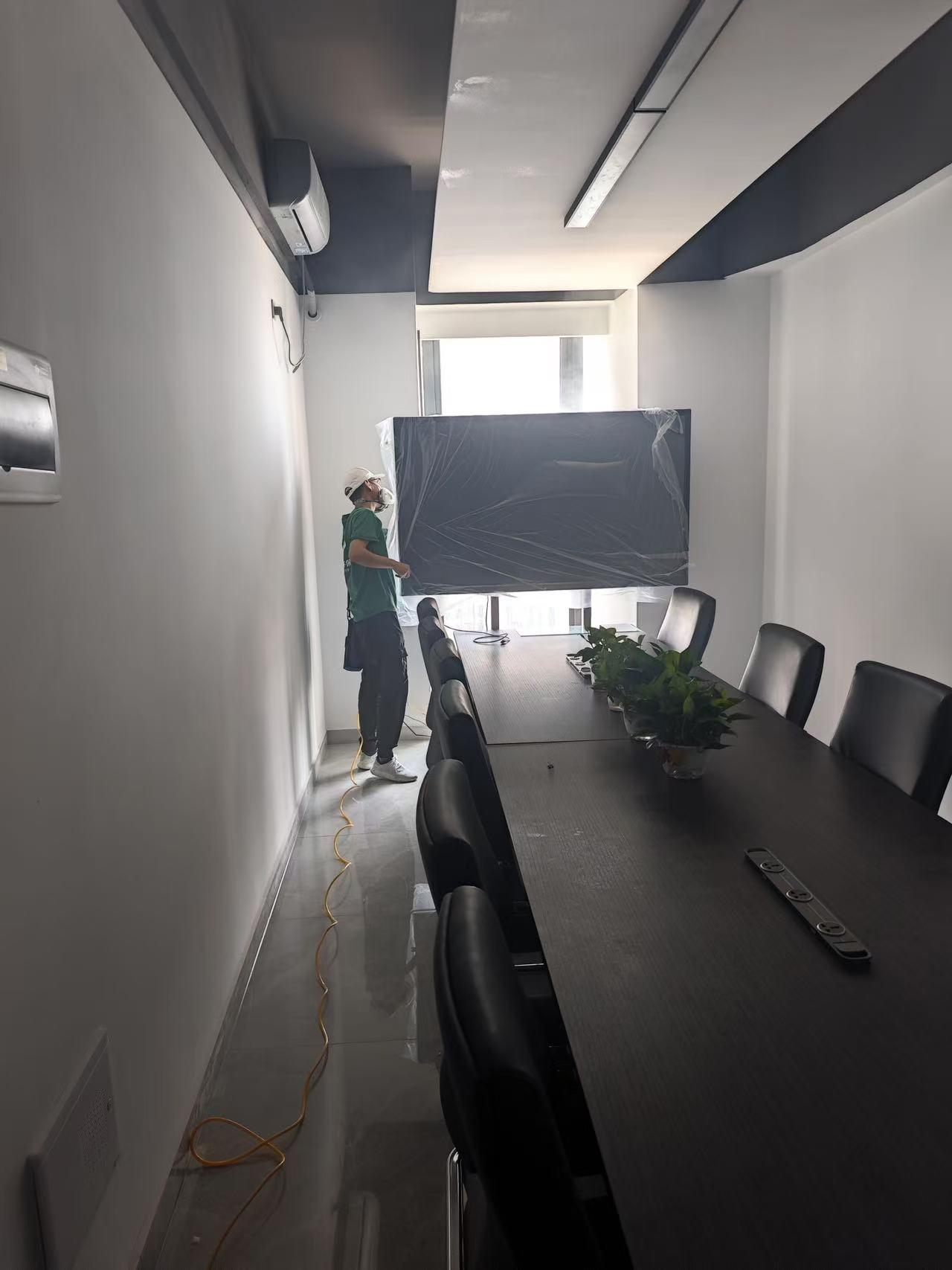 深呼吸环保施工场景