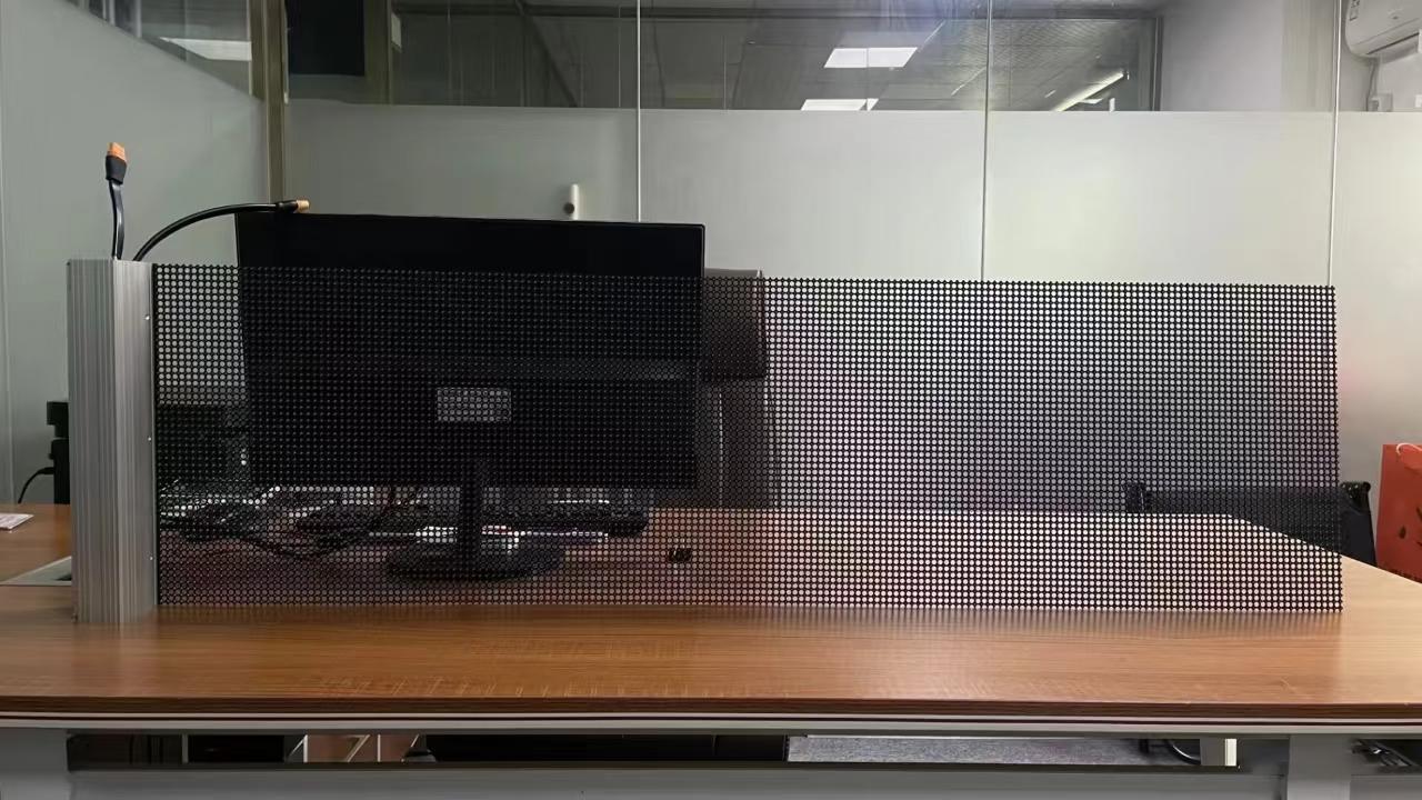 昊天电子全息屏安装实景