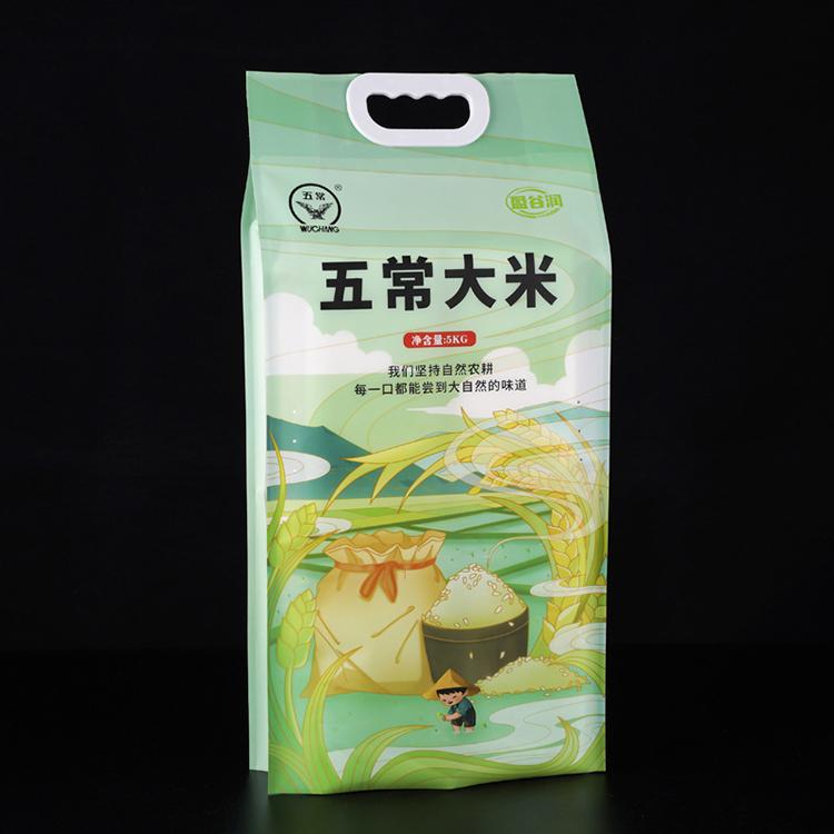 大米包装袋样品展示