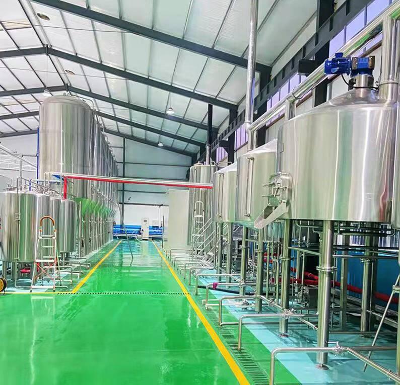 山东尊皇发酵设备精酿设备成品