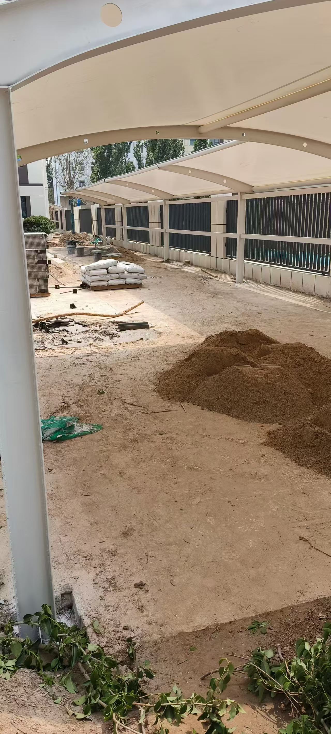 膜结构车棚案例图3