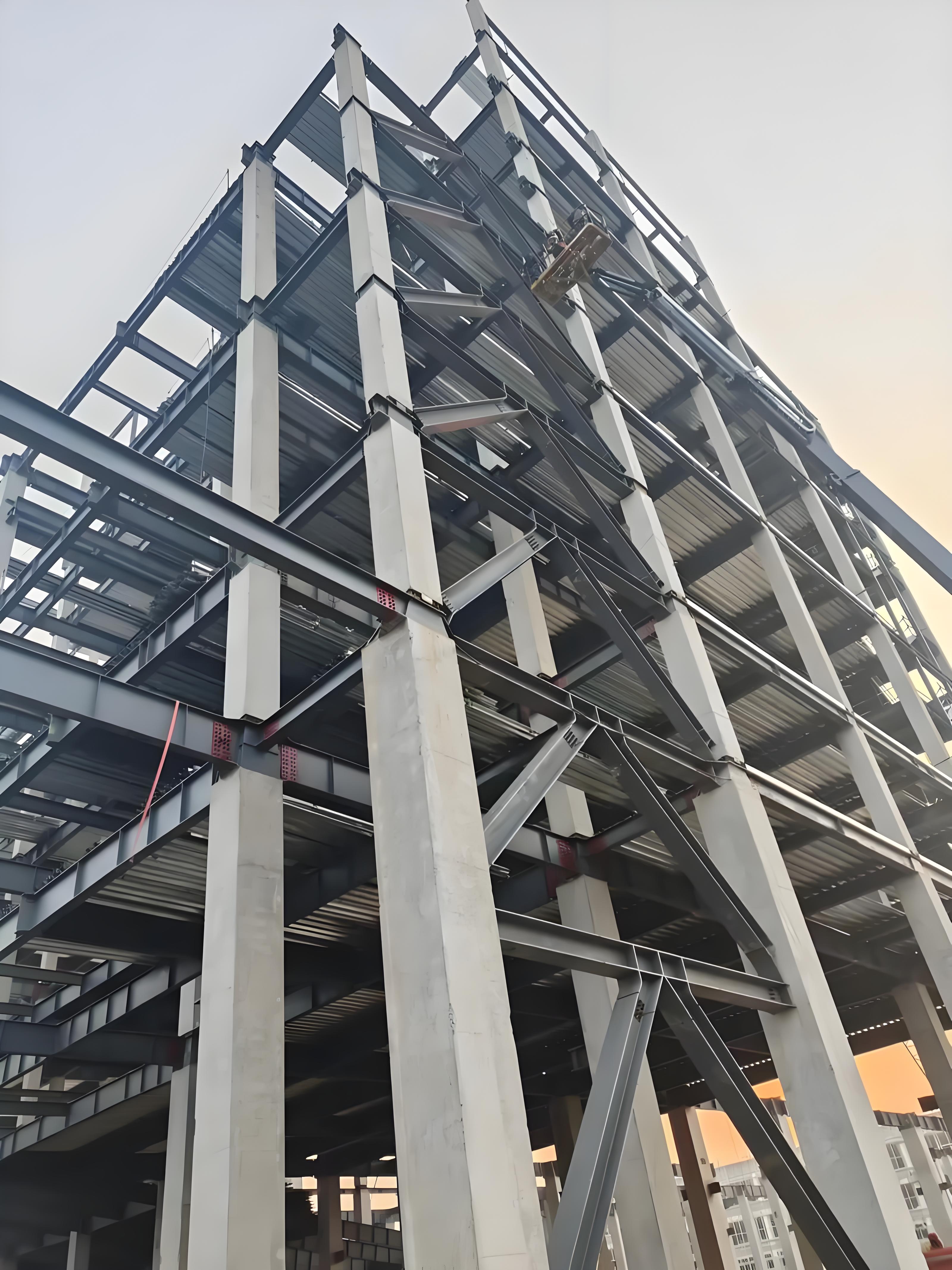 陕西兴航钢结构厂房实景
