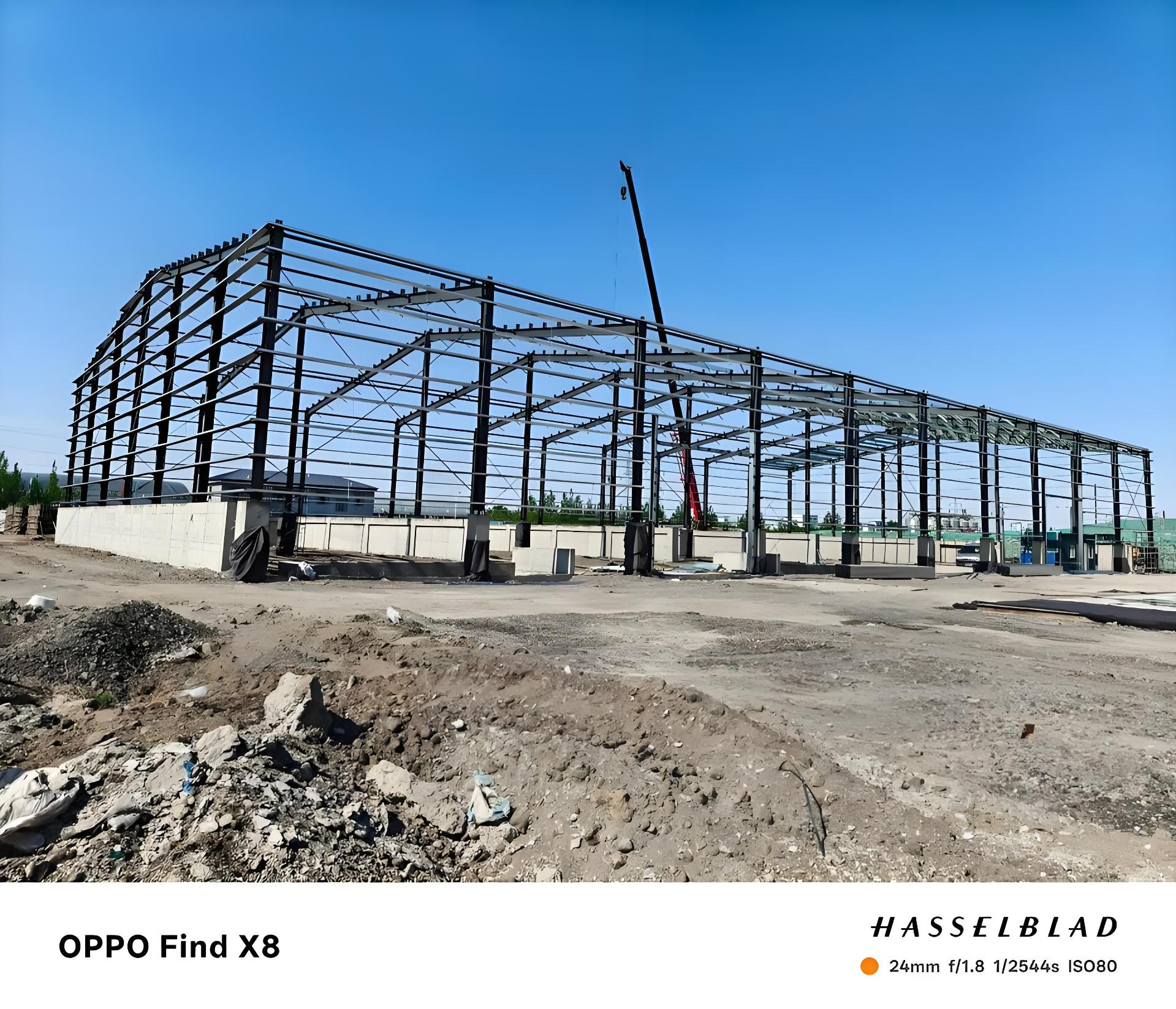 陕西兴航创建实业有限公司钢结构加工车间