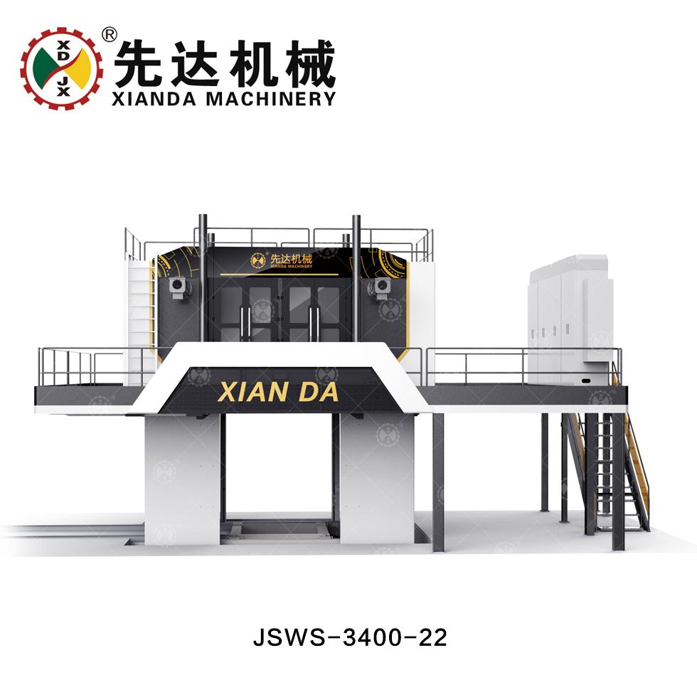 先达机械线锯机加工场景