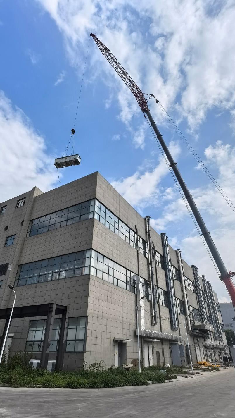 云鼎起重施工现场