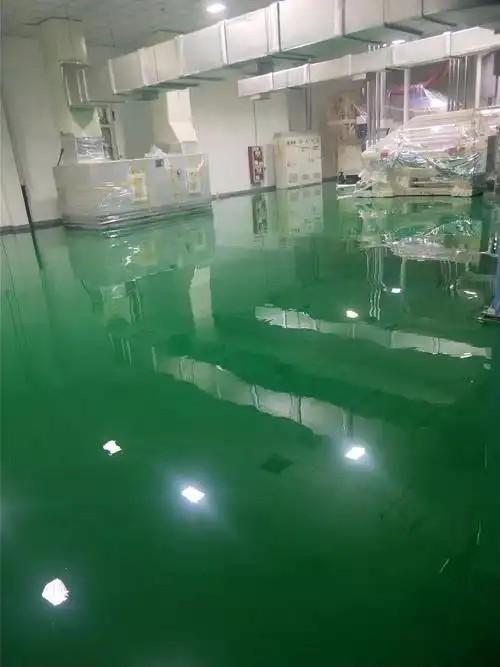 聚氨酯超耐磨防静电地坪效果