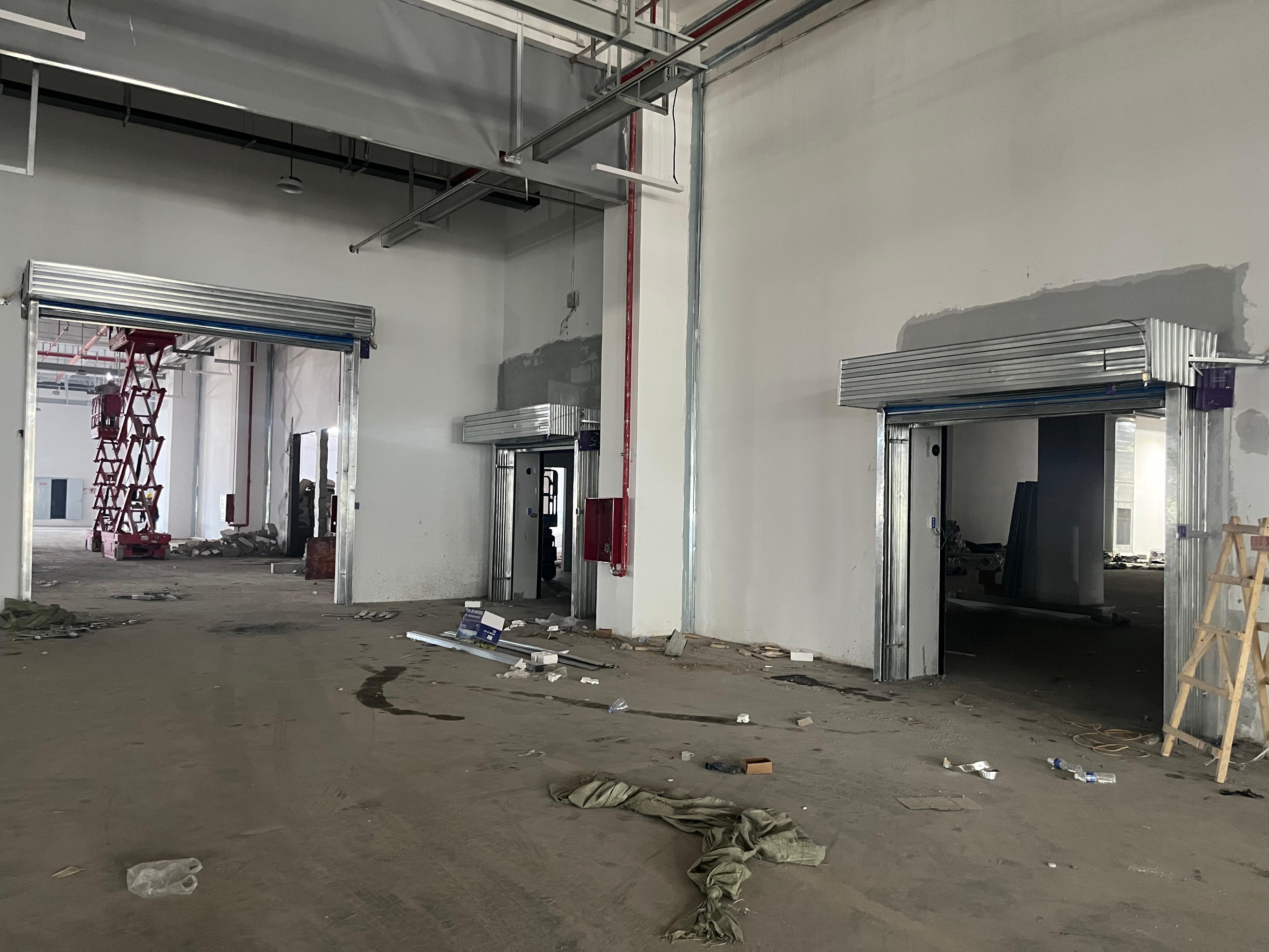 钢制防火卷帘门实力厂家-河南中能盾工厂实景