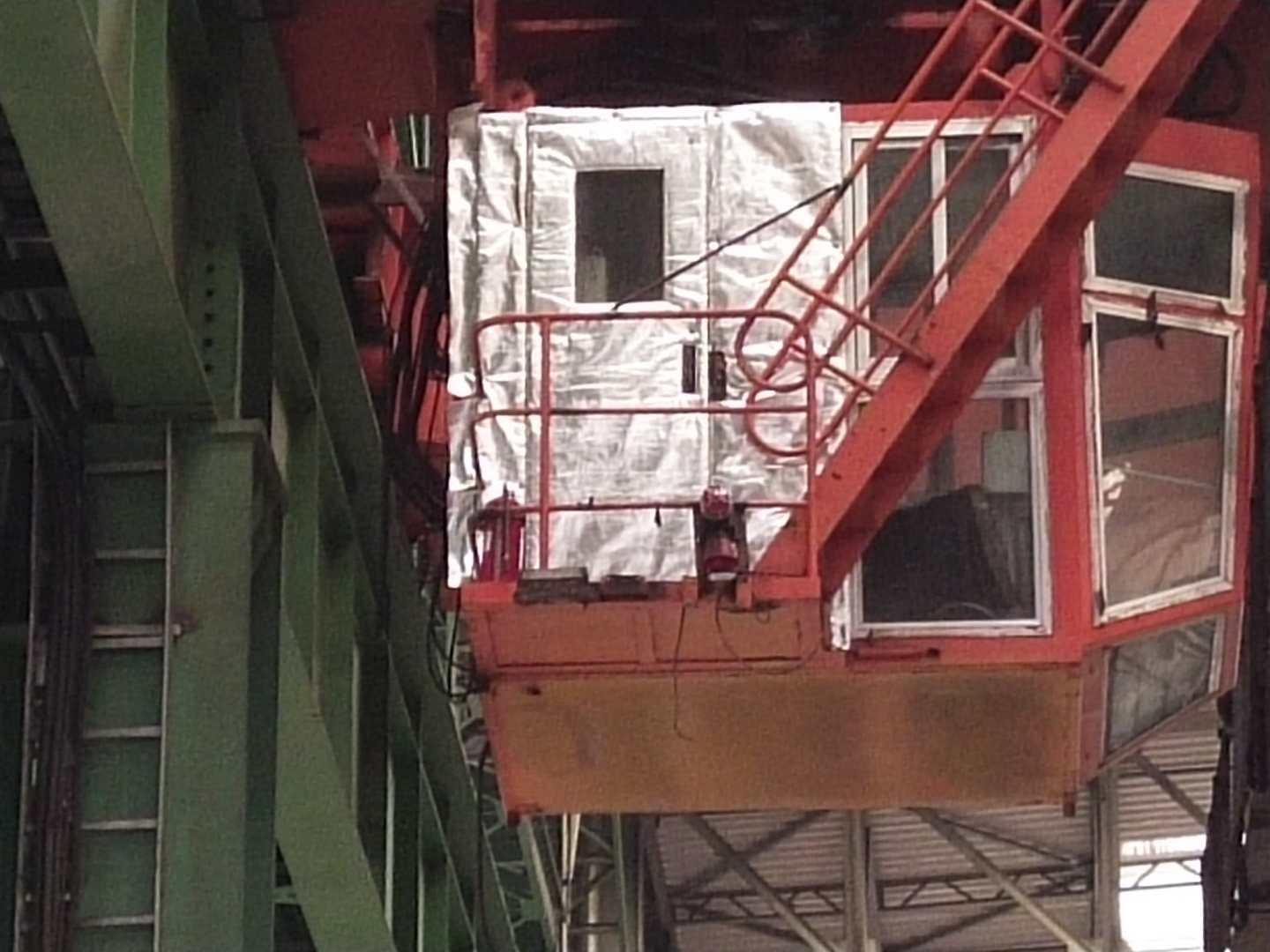 车间隔热防护示意图