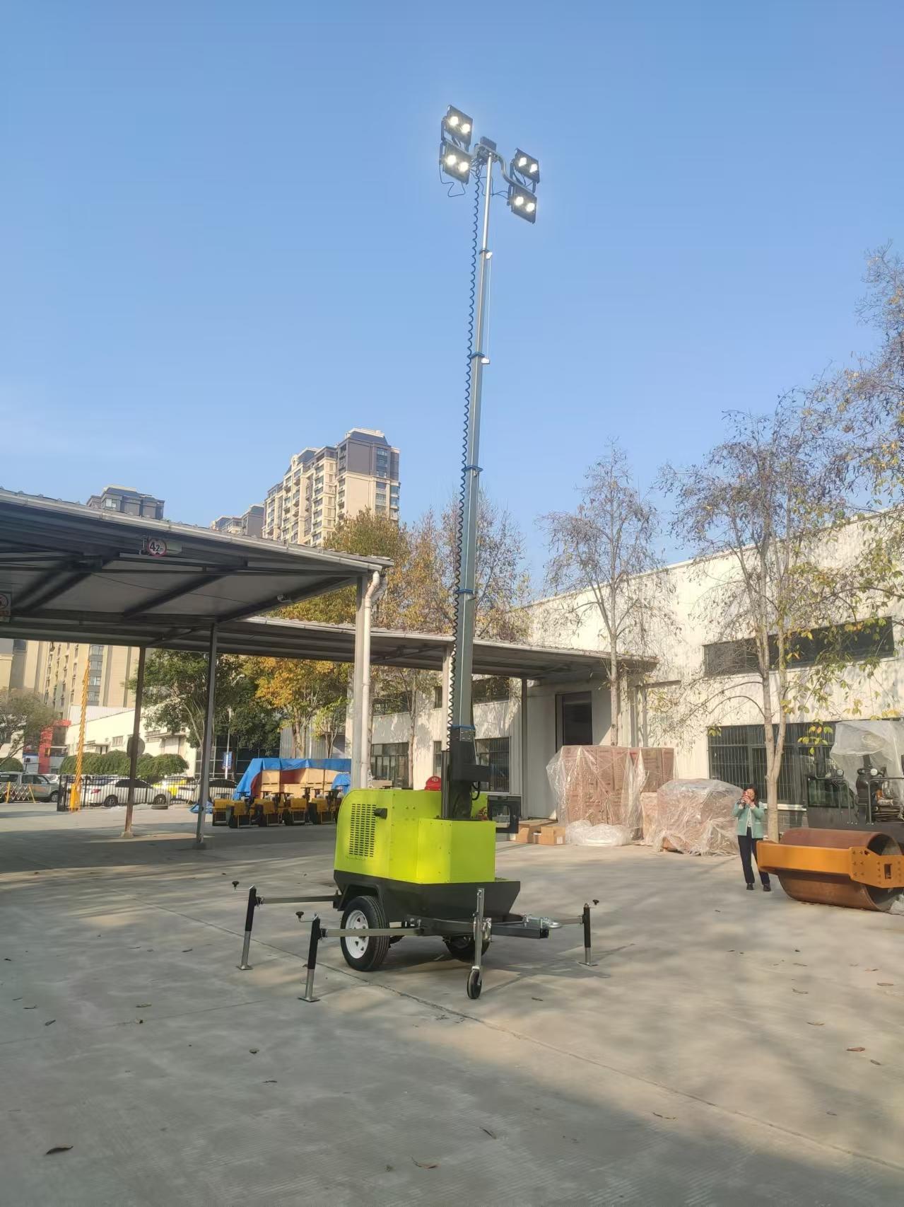 照明车生产现场及产品展示