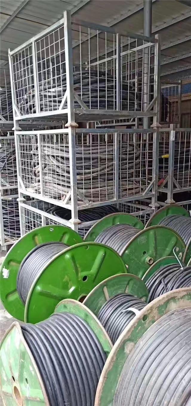 杰港机电电缆线租赁现场