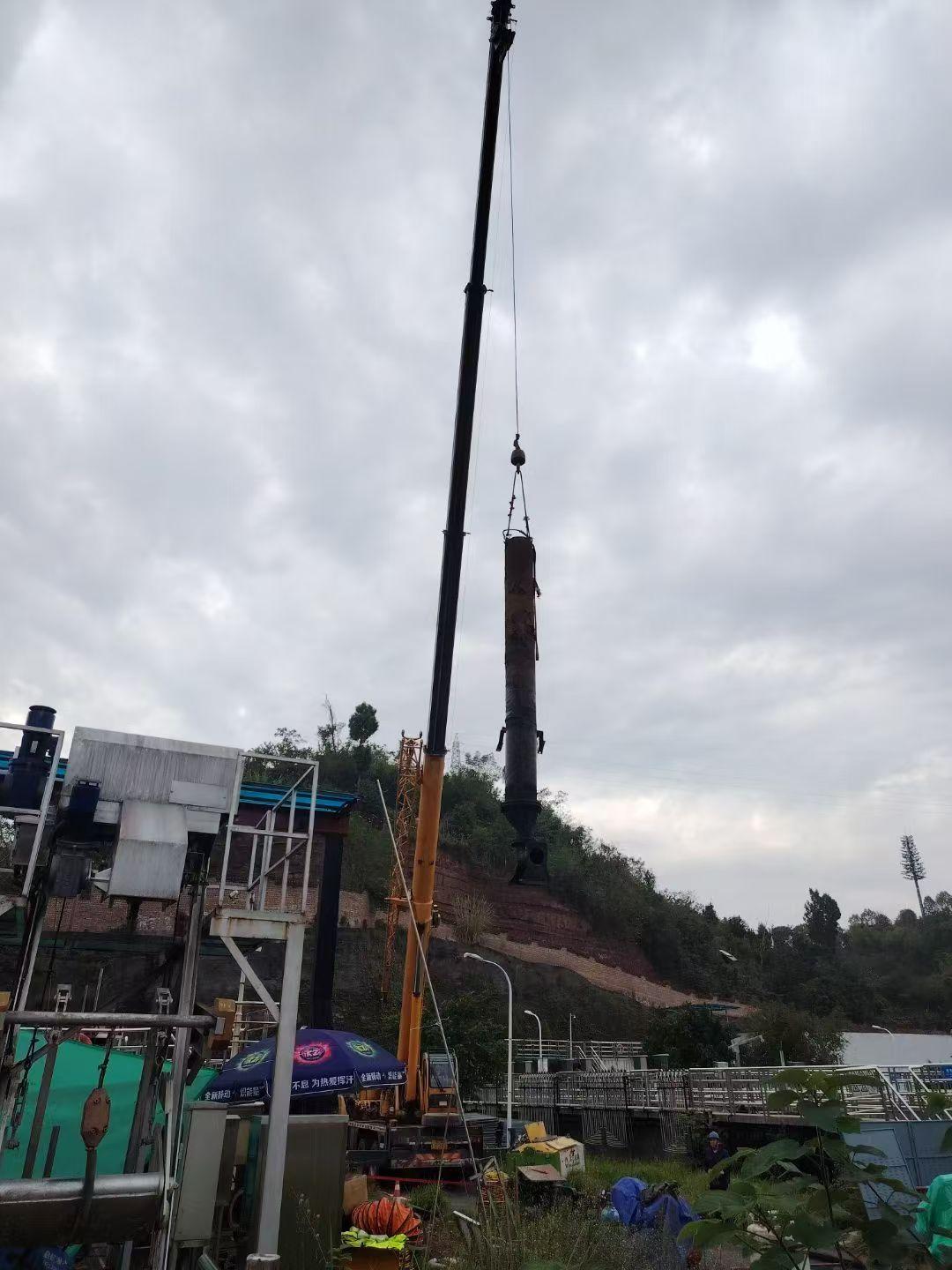 水下工程作业现场