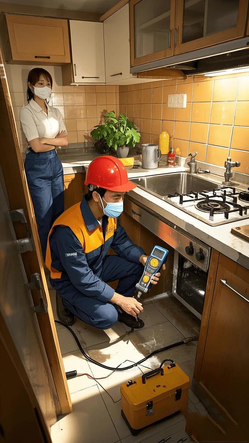 小白家水电维修服务现场