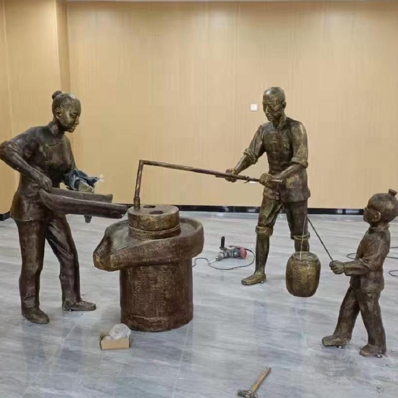 济南静雅雕塑加工现场