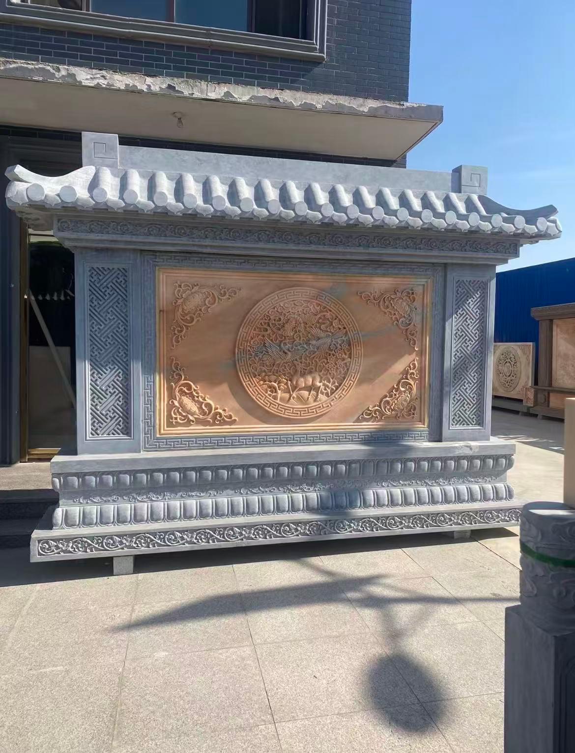 曲阳石雕工厂实景