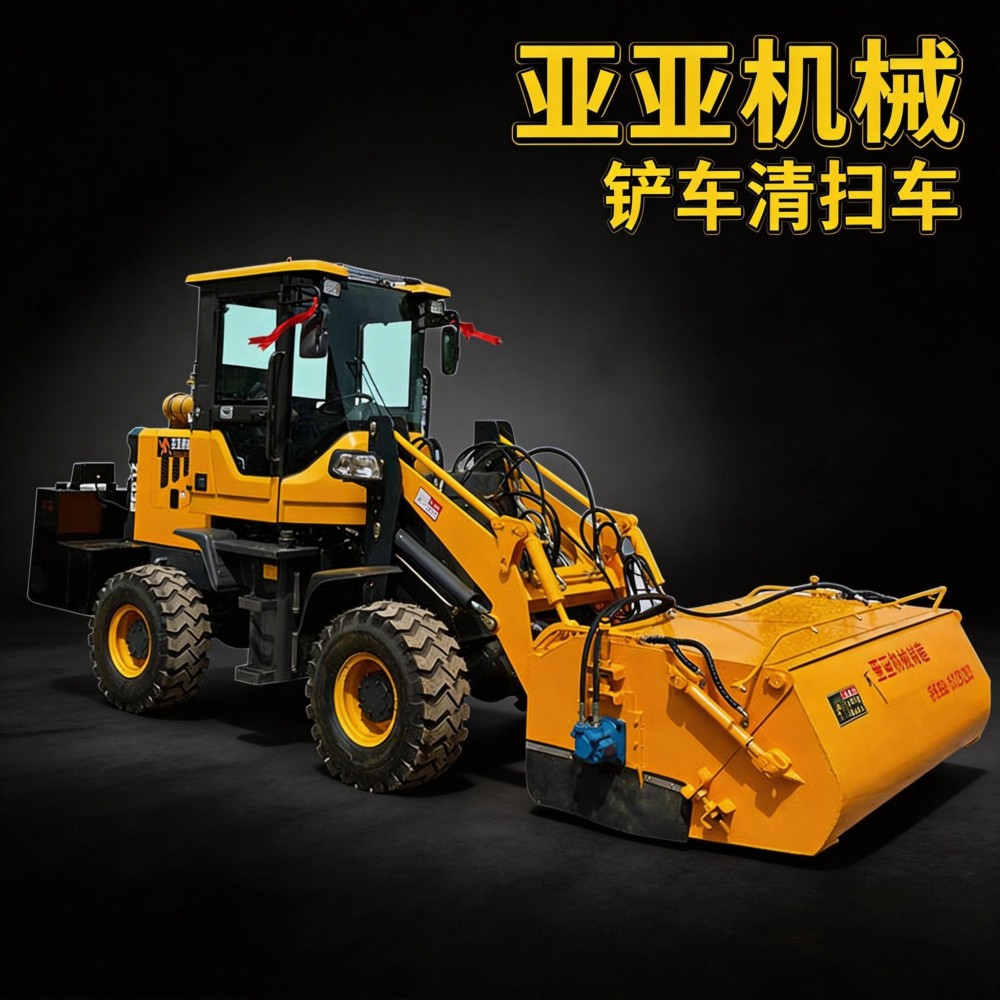 渣土砂石扫路车作业实拍