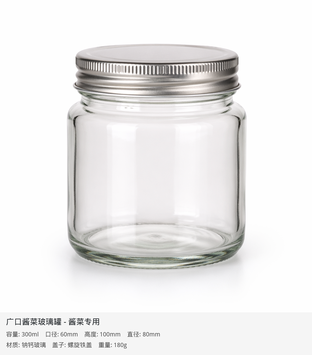 食品级酱菜玻璃瓶产品展示
