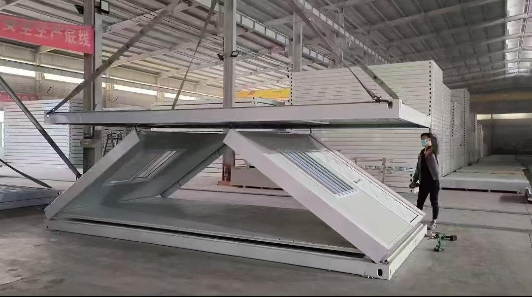 中昱钢结构折叠厢房工程案例
