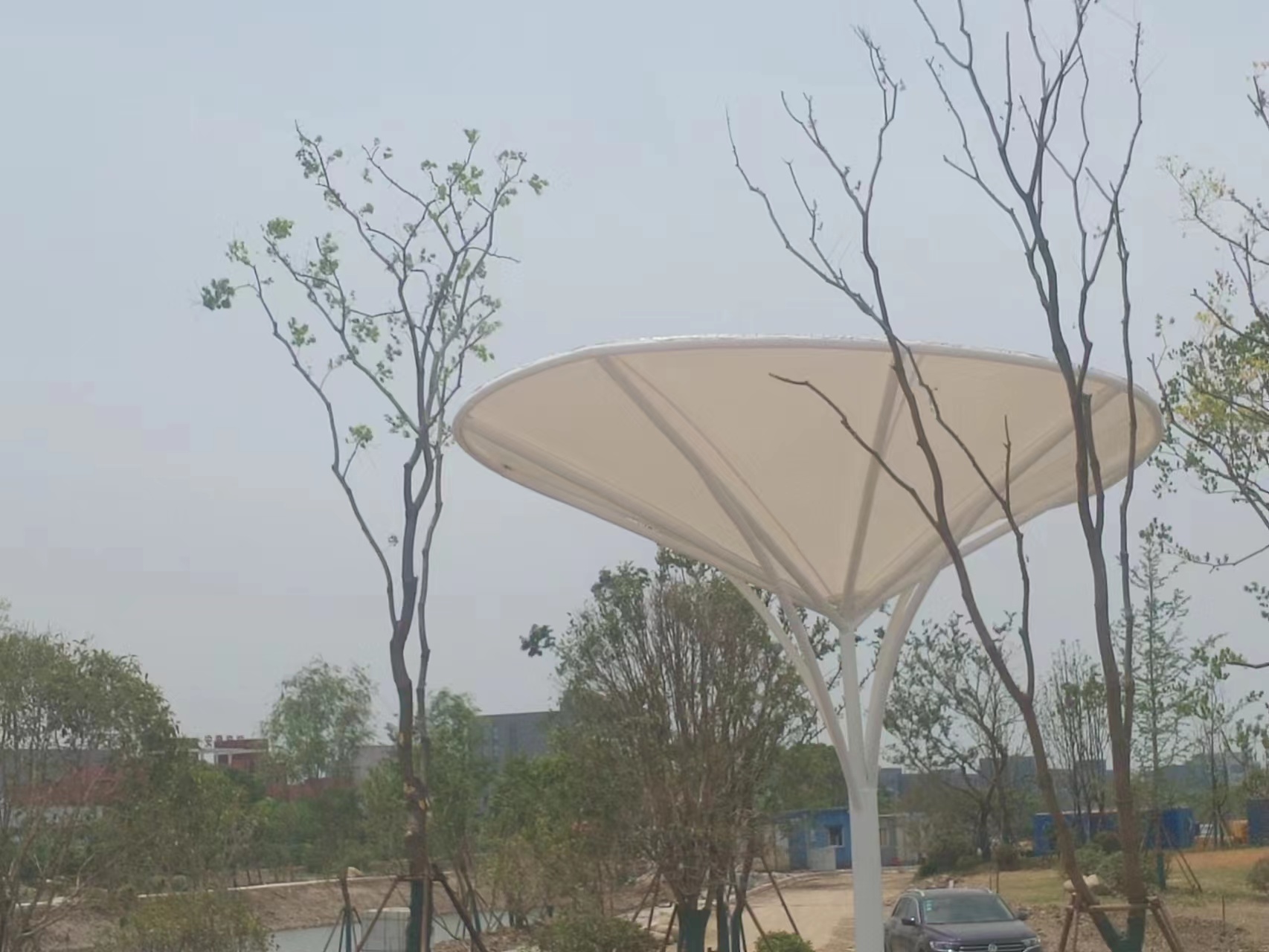 公园休闲遮阳棚厂家产品应用场景