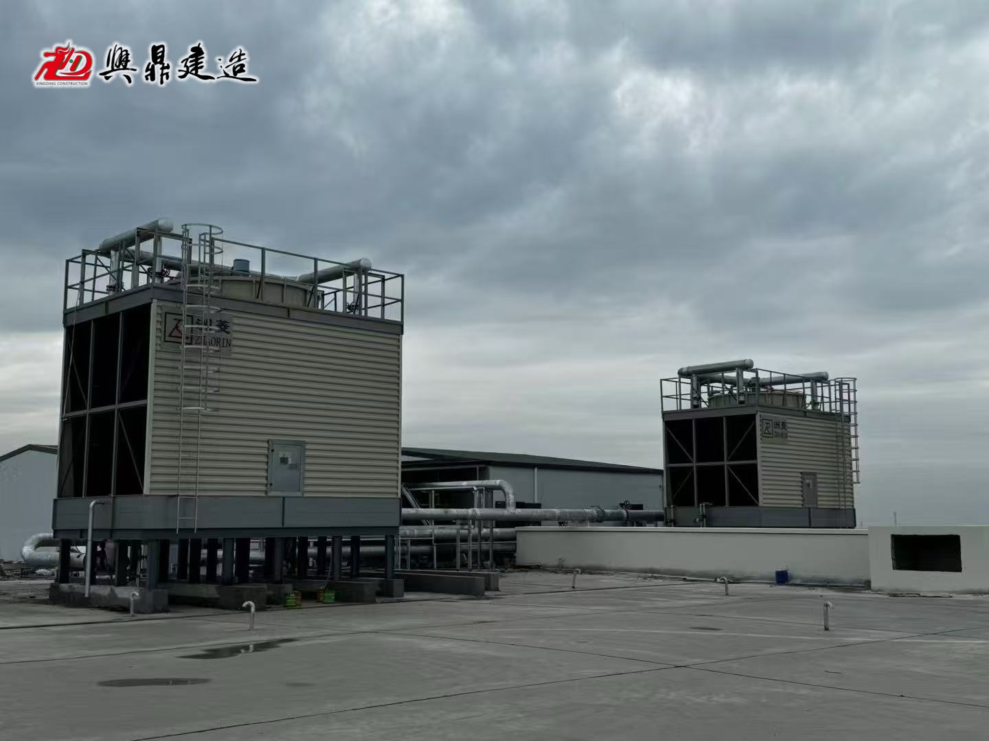 兴鼎建造BIM放样现场