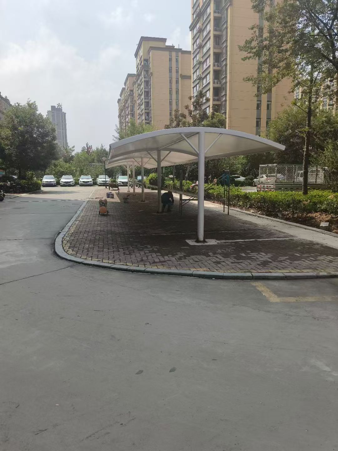 膜结构车棚示例