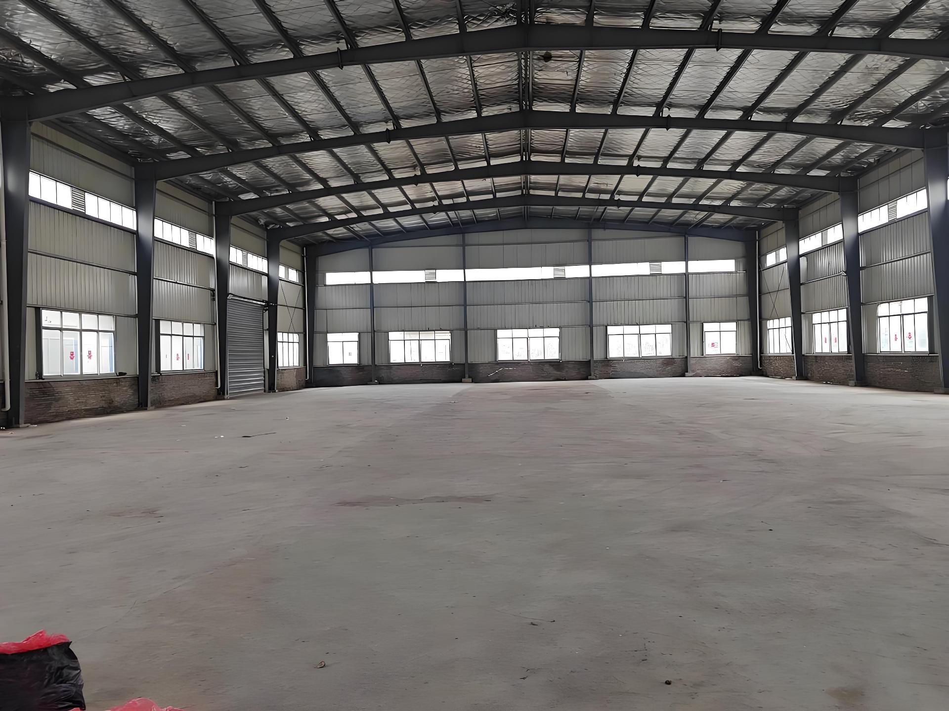 兴航创建钢结构安装现场