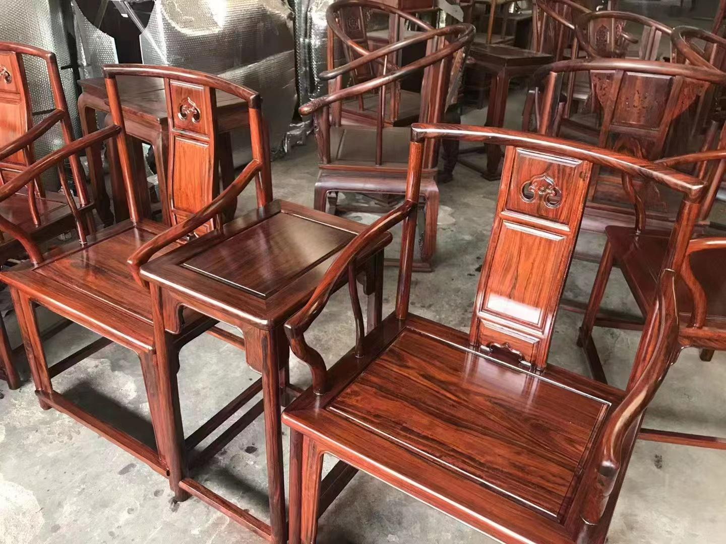 红木家具回收现场图片