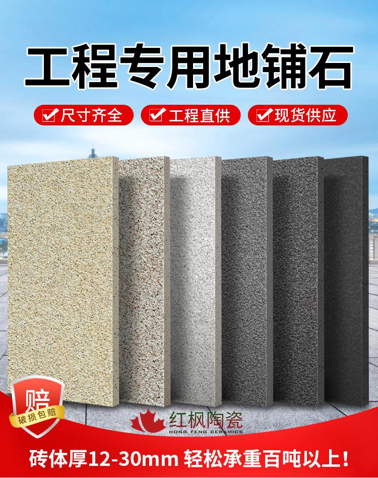 红枫陶瓷耐酸砖与盲道砖工程案例