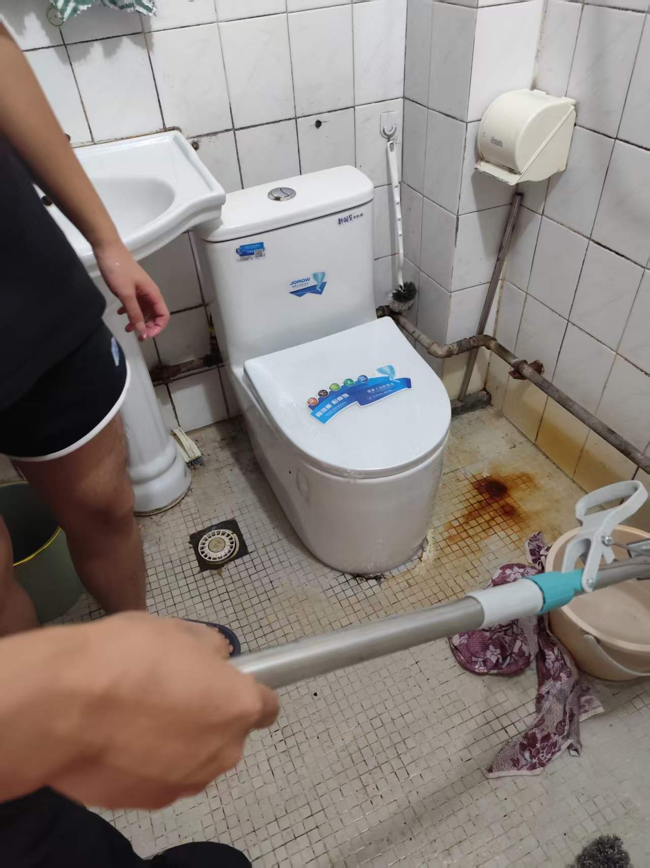 李沧区水管维修服务现场